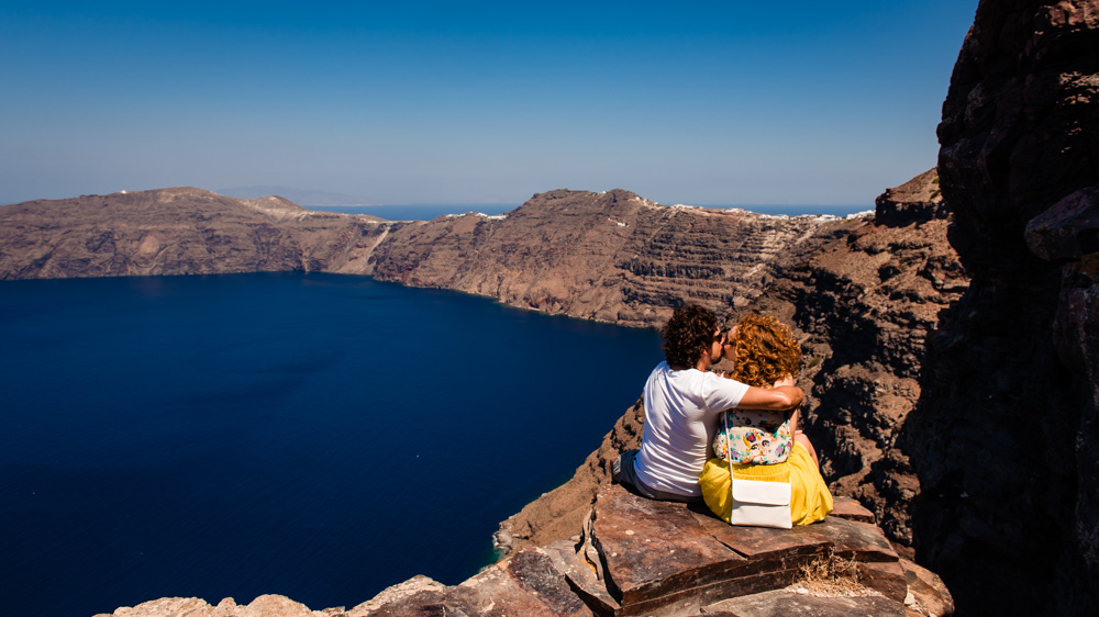 Santorini punkt widokowy