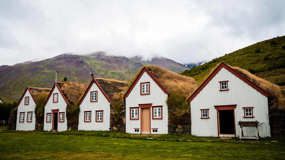 Domy torfowe Islandia