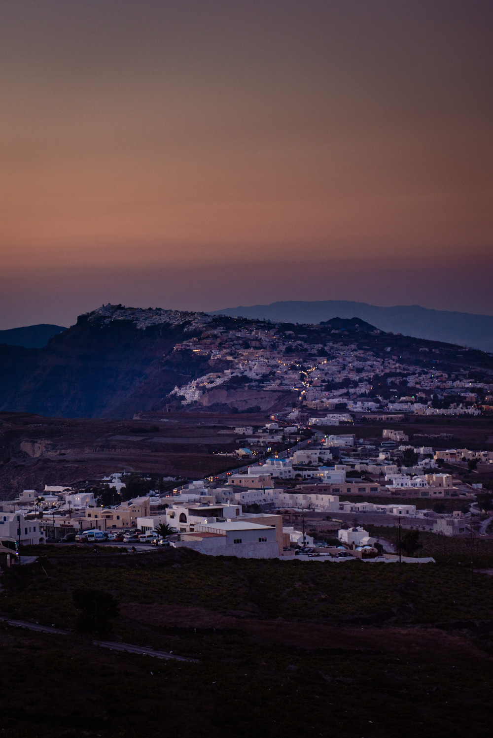 Santorini Zachod slonca