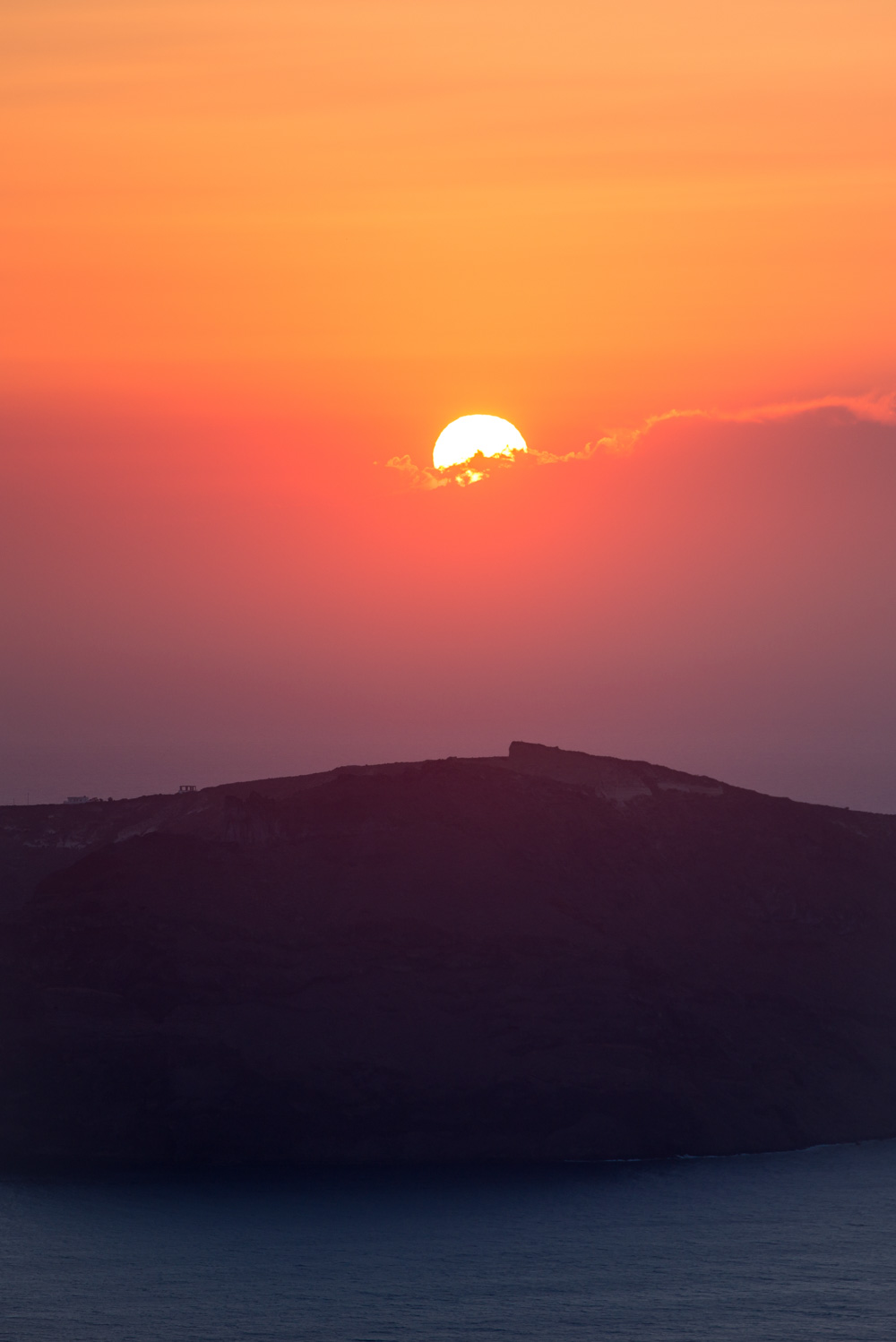 Santorini Zachod slonca