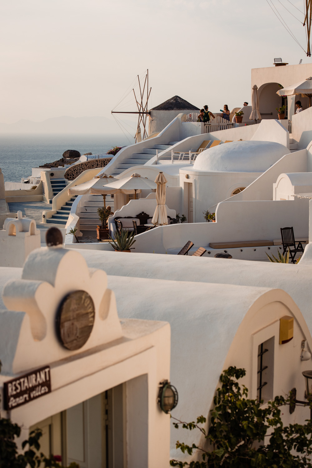 Zachod slonca na santorini