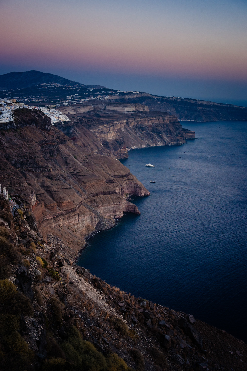 Zachod slonca santorini