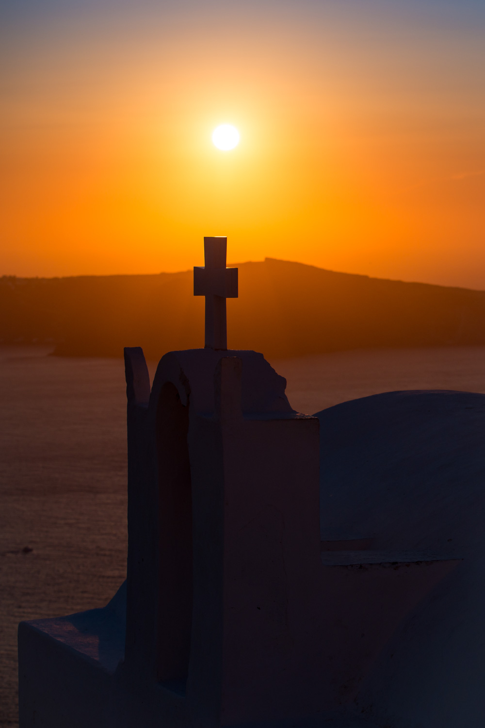 Santorini Zachod slonca