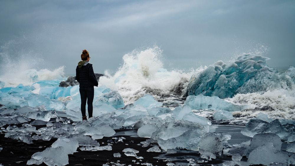 Diamentowa plaza Islandia